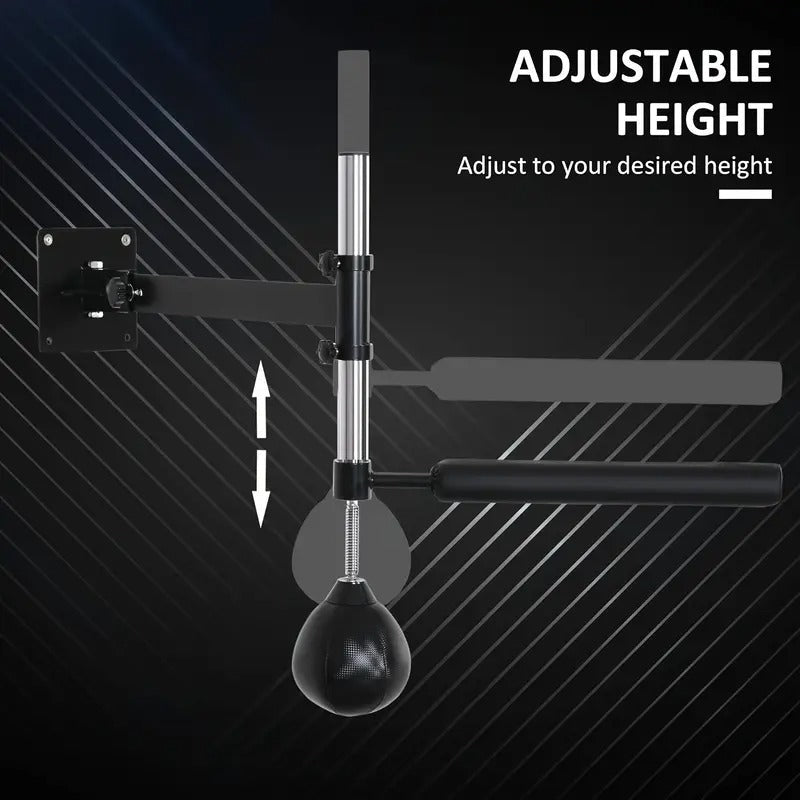 Wall-Mounted Adjustable Height Speed Bag Platform-4