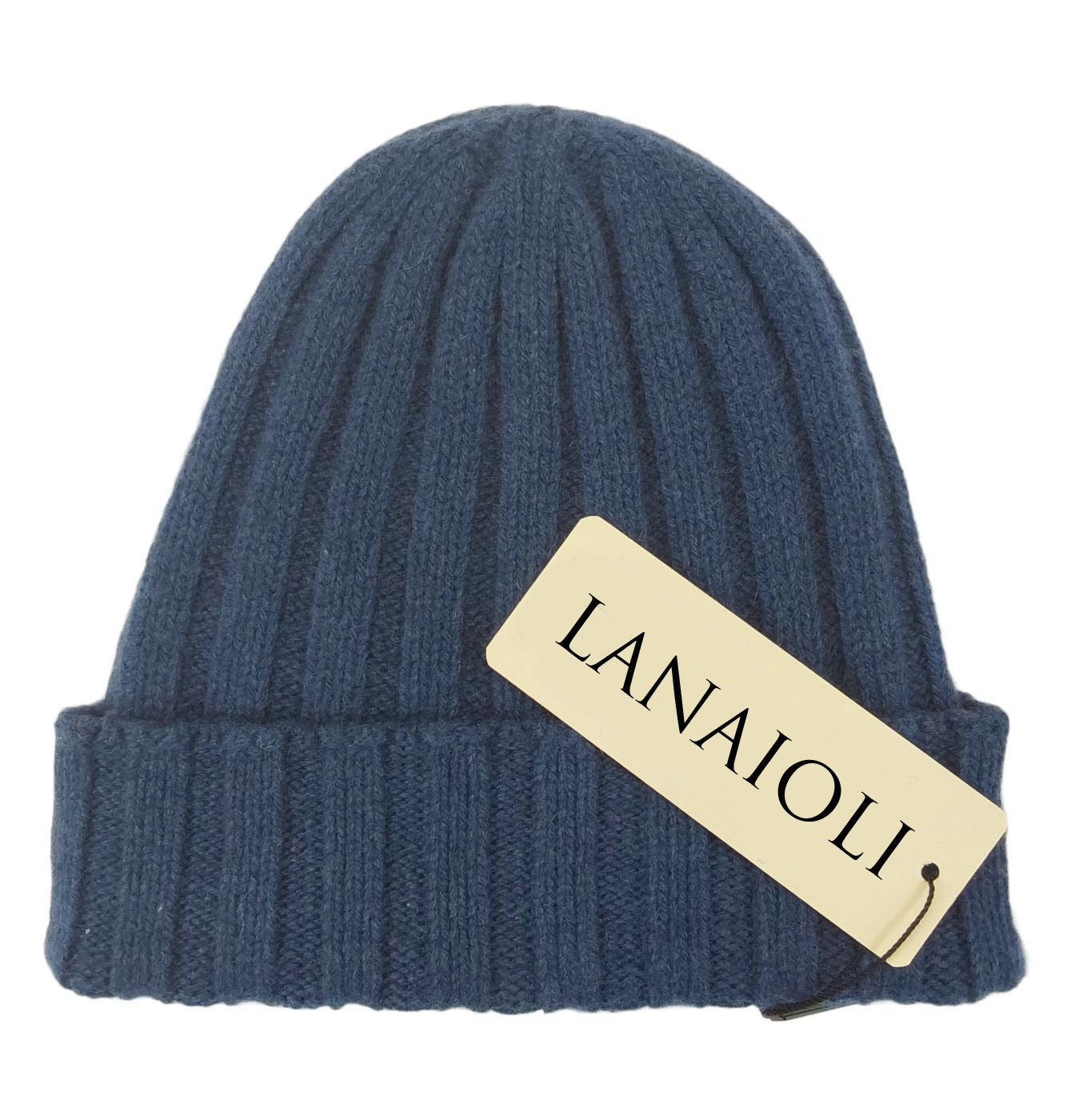 Cappello Donna a coste in Cashmere Rigenerato
