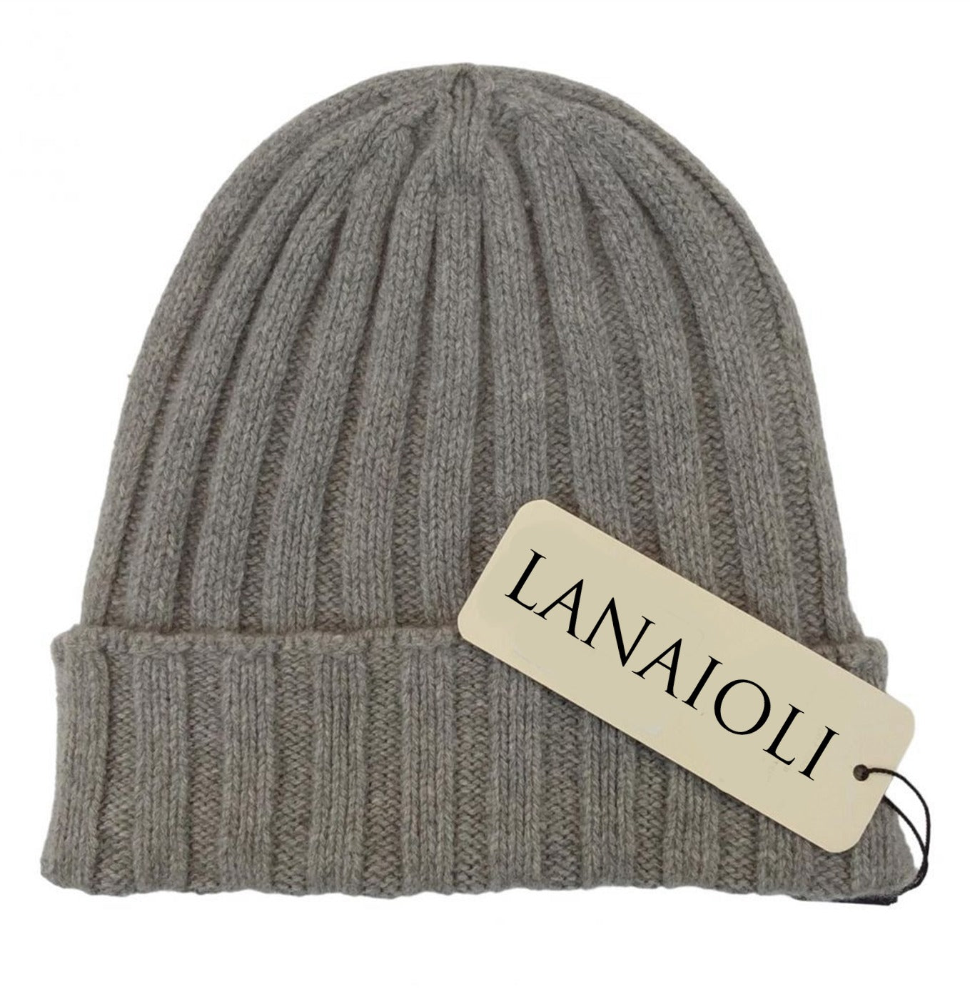 Cappello Donna a coste in Cashmere Rigenerato